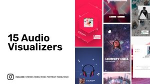 Videohive Modern Instagram Audio Visualizers Product Promo template preview