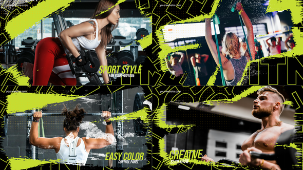 Videohive Intro Active Sport Ramadan template preview