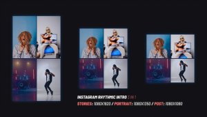 Videohive Instagram Rhythmic Intro 56585281 Openers template preview