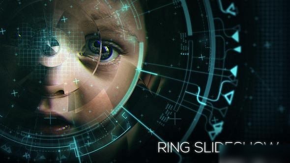 Videohive Ring Slideshow Openers template preview