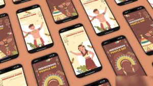 Videohive Indigenous Peoples Day Instagram Stories Elements template preview