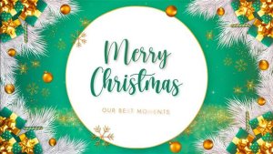 Merry Christmas Slideshow | New Year 2024 (MOGRT) Premiere Pro template preview