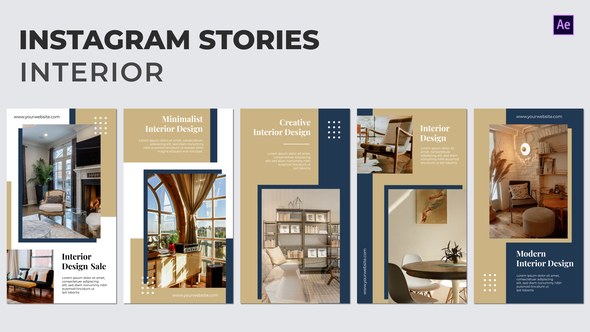 Videohive Interior Instagram Stories 46665311 Product Promo template preview