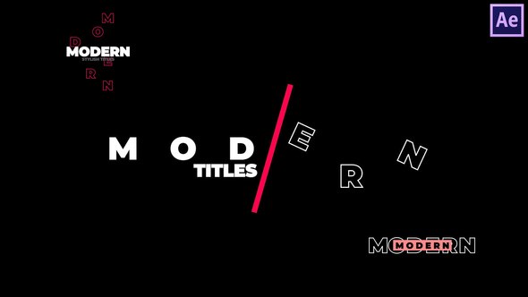 Videohive Modern Titles 38172505 Titles template preview
