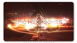 Videohive Epic Hexagones Technology Slideshow Openers template preview