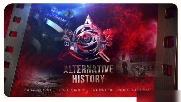Videohive Film Strip Projector // History Opener Logo Stings template preview