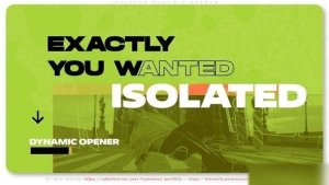 Videohive Isolated Dynamic Opener Openers template preview