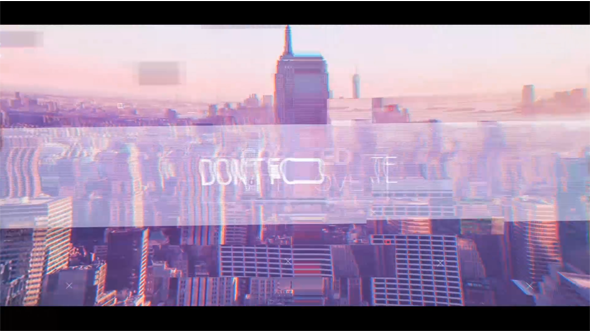 Videohive Modern Glitch Opener 20347404 Openers template preview