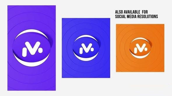Videohive 3D Cicle Logo Reveal Logo Stings template preview