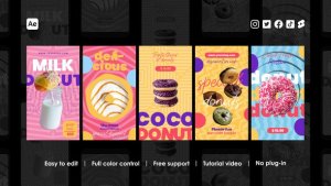 Videohive Food Instagram Stories 43745323 Product Promo template preview