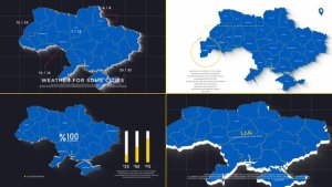 Videohive Ukraine Map Promo Ver 0.2 Product Promo template preview
