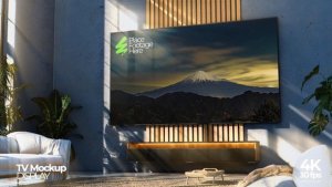 Videohive Home Interior UHD TV Mockup Video Displays template preview