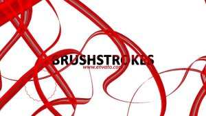 BrushStrokes Opener / Logo Reveal Video Displays template preview