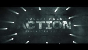 Videohive Bullet Hole Title Titles template preview