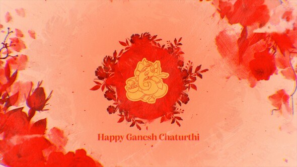 Videohive Ganesh Chaturthi Logo Logo Stings template preview