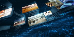 News Package Video Displays template preview
