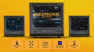 Videohive Electronic Glitch Elements template preview