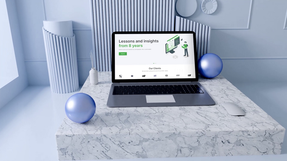 Videohive Laptop Showcase Product Promo template preview