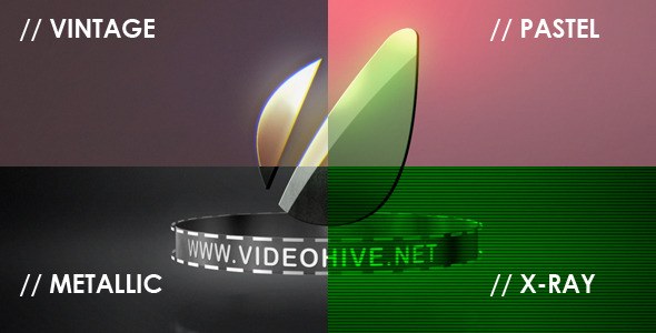 Videohive Logo Sting 4 Styles Logo Stings template preview