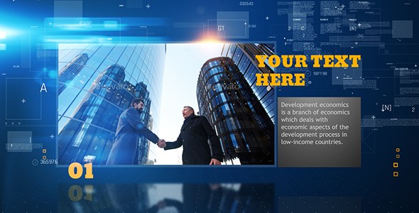 Videohive Modern Corporate Slideshow Video Displays template preview
