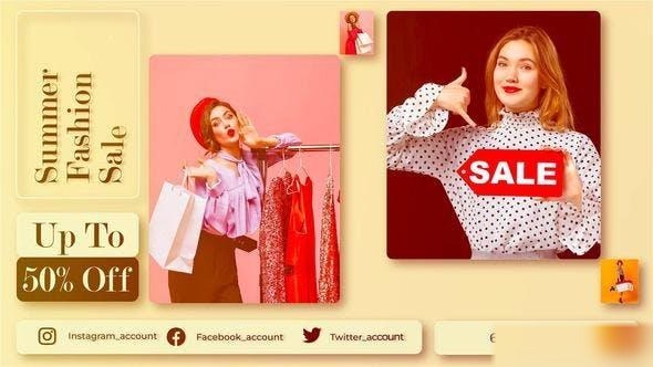 Videohive Summer Fashion Sale 46871045 Openers template preview