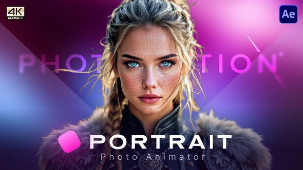 Videohive Photomotion Portrait - 3D Photo Animator Elements template preview