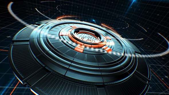 Videohive Tech Fingerprint Logo Logo Stings template preview