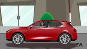 Videohive Driving Car Video Displays template preview