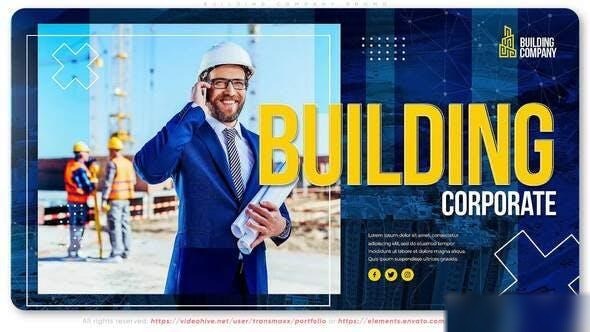 Videohive Building Company Promo Openers template preview
