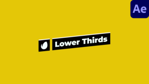 Lower Thirds Video Displays template preview