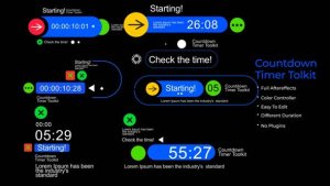 Videohive Countdown Timer Toolkit V39 Elements template preview