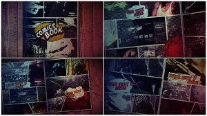 Comics Book Video Displays template preview