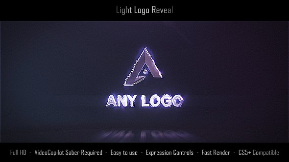 Light Logo Reveal Video Displays template preview