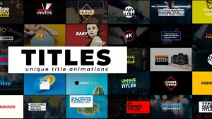 Creative Titles - Auto Resizing Titles And Lower Thirds Video Displays template preview