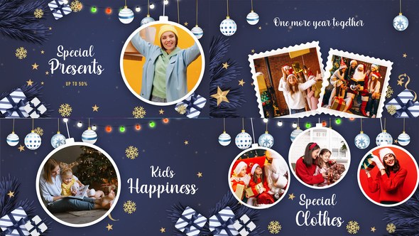 Merry Christmas Sale Promo B205 Video Displays template preview