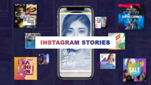 Stylish Insta Stories Video Displays template preview