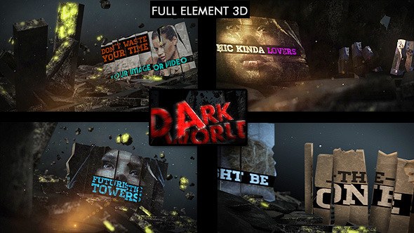 Videohive Dark World Opener Openers template preview