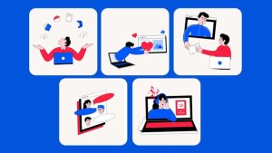 Videohive Online Activity Illustration Elements template preview