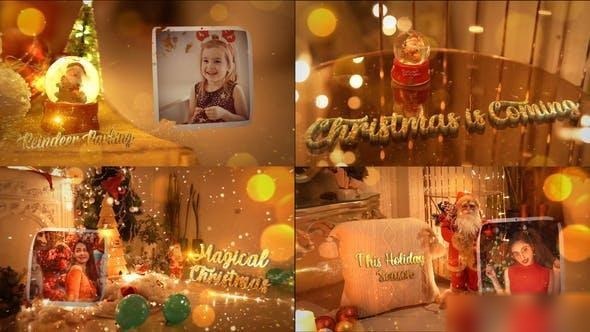 Videohive Christmas Wishes Opener 35373518 Openers template preview