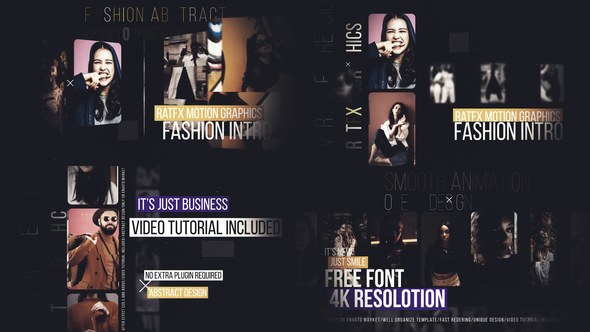 Videohive Fashion Intro 57667166 Broadcast-packages template preview