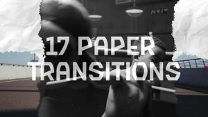 Videohive 17 Paper Transitions Elements template preview