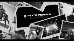 Photo Frames Transitions (MOGRT) Premiere Pro template preview