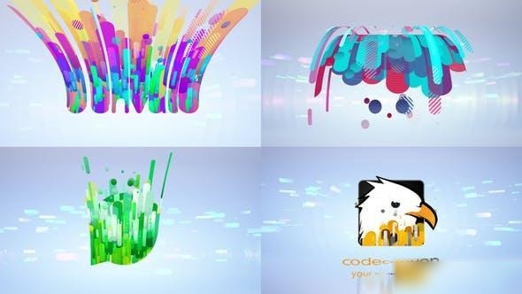 Videohive Clean Flying 3D Logo Opener Openers template preview
