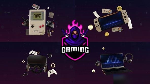 Videohive Gaming Logo 45509317 Openers template preview