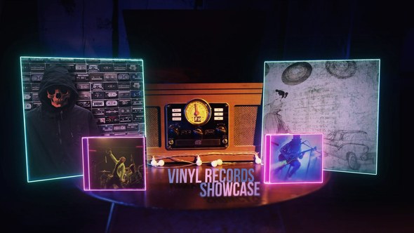 Videohive Funky Vinyl Record Opener Product Promo template preview