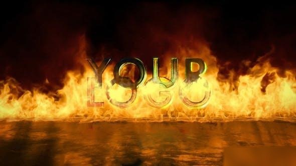 Videohive Fire Logo V2 Logo Stings template preview