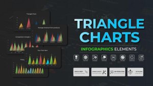 Videohive Infographic - Triangle Charts Infographics template preview