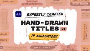 Videohive Hand Drawn Brush Titles Titles template preview