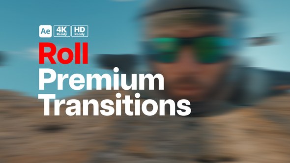 Videohive Premium Transitions Roll Elements template preview