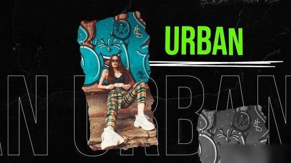 Videohive Urban Grunge Fashion Intro Titles template preview
